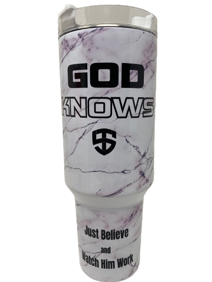 God Knows 40 oz Insulated Mug